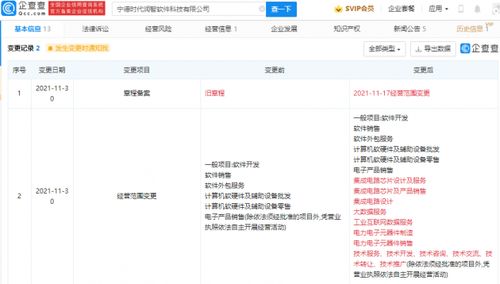 宁德时代子公司业务版图扩张，正式进军集成电路芯片设计领域